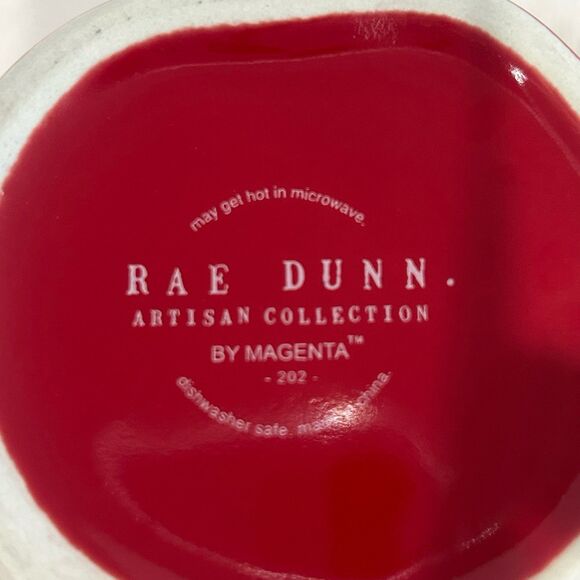 Rae Dunn Artisan Collection by Magenta “HO HO HO” Embossed Ceramic Christmas Mug - Picture 10 of 10